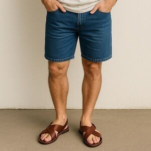 Alligator huarache sandal